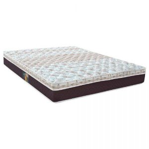 Colchão King Castor Super Sleep Class New Euro, Bege e Marrom, 10966, Molas Pocket Híbrido, D20