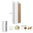 Ver imagem 6 de Módulo Guarda-Roupa Canto Reto 80cm com 1 Porta Integrato