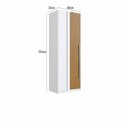 Ver imagem 2 de Módulo Guarda-Roupa Canto Reto 80cm com 1 Porta Integrato