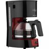 Cafeteira Elétrica Cadence Urban Compact, Preta e Vermelha, CAF300, 600 ml, 15 Cafés, 110V - 1