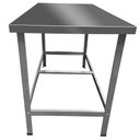 Ver imagem 2 de Mesa De Serviço Confeitaria Açougue Padaria 55x80 Slim Tampo Inox