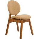 Ver mais imagens de Cadeira para Sala de Jantar Cozinha Estofada Rattan Ibis L02 Bouclê Mostarda - Lyam Decor