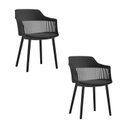 Ver imagem 2 de Kit 2 Cadeiras Estofada Jantar Marcela Rivatti