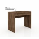 Ver imagem 3 de Mesa de Escritório com 1 Gaveta - Nogal
