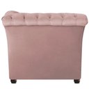 Ver imagem 4 de Sofá Recamier Divã Chesterfield 200cm Sofia Suede Rose Capitonê- Mabe Magazine
