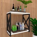 Ver imagem 5 de Suporte Nicho Estilo Industrial Branco