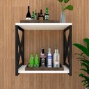 Ver imagem 2 de Suporte Nicho Estilo Industrial Branco