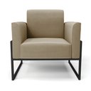 Ver imagem 3 de Kit 2 Poltronas Base Industrial Alta Preto Marisa Suede D03 - D’Rossi Marrom Rato