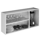 Ver imagem 4 de Armário de Cozinha em Aço 3 Portas 120cm Dobradiça Slow Motion Tarsila Itatiaia 