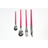 Conjunto de Talheres 16pç Rosa Pink LOL  - 2