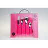 Conjunto de Talheres 16pç Rosa Pink LOL  - 3