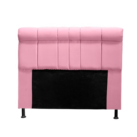 Cabeceira Madri 100 cm Suede Rosa