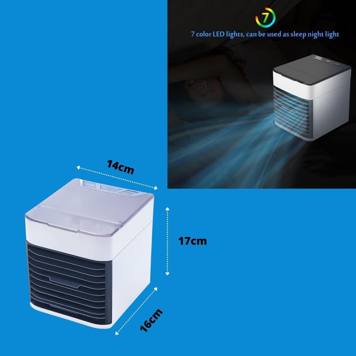 Mini Ar Condicionado Climatizador Portátil Silencioso - 5