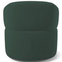 Ver imagem 6 de Poltrona Giratória Orgânica para Sala de Estar Living Helena L02 Suede Verde Musgo - Lyam Decor