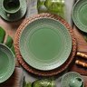 Prato para Sobremesa Cerâmica Greek 6 peças Porto Brasil Verde Sálvia - 4