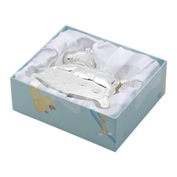 Cofre De Zinco Prateado Cavalinho Baby Prestige - 4