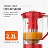 Liquidificador Turbo Power Mondial Vermelho 550w, 110v 2,2 Litros L-99 20 - 4