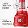 Liquidificador Turbo Power Mondial Vermelho 550w, 110v 2,2 Litros L-99 20 - 6