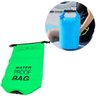 Bolsa Mochila Impermeavel Saco Estanque 5 Litros Camping Bag Cor:verde - 1