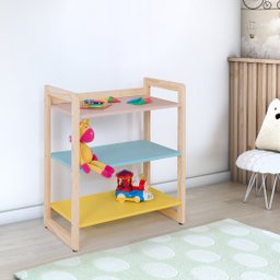 Estante Multiuso Organizador de Brinquedos Livros com Prateleiras Infantil - 2