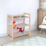 Estante Multiuso Organizador de Brinquedos Livros com Prateleiras Infantil - 11