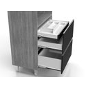 Ver imagem 4 de Cozinha Agata 05 Peças Ripado Freijó/Off White – Vitamov