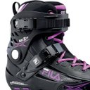 Ver imagem 2 de Patins Fila Madame Houdini ABEC 7 Preto E Roxo - ( 37 )
