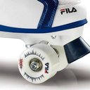 Ver imagem 4 de Patins Fila Quad Roll Smash Branco E Azul - 35
