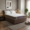 Ver imagem 1 de Cama Box Baú + Colchão Gazin de Molas Ensacadas One Face Air Light Casal 138 cm
