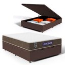 Ver imagem 2 de Cama Box Baú + Colchão Gazin de Molas Ensacadas One Face Air Light Casal 138 cm