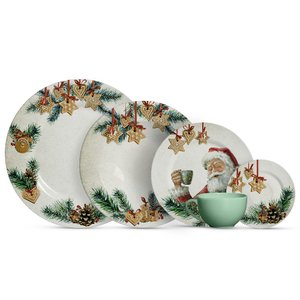 APARELHO DE JANTAR GINGERBREAD COM 20PCS- 1ª LINHA