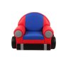 Sofá Infantil Car com Rodízio Vermelho/Azul - Stay Puff - 2