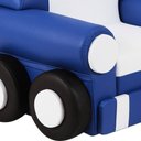 Ver imagem 3 de Sofá Infantil Car Baby com Rodízio Azul/Branco - Stay Puff