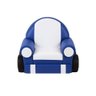Sofá Infantil Car Baby com Rodízio Azul/Branco - Stay Puff - 2