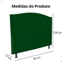 Ver imagem 6 de Kit Cabeceira e Calçadeira com Baú 140 Cm King Casal Diana Suede