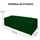 Ver imagem 7 de Kit Cabeceira e Calçadeira com Baú 140 Cm King Casal Diana Suede