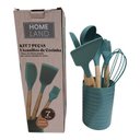 Ver imagem 3 de Kit 7 Peças Utensílios de Cozinha Homeland Verde Claro.