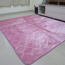 Ver imagem 1 de Tapete Aveludado 3D Estampado Rosê 2,00Mx2,50M Home Textil