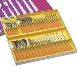 Conjunto de Talheres 42 Peças New Kolor Laranja - Tramontina - 2 Conjunto de Talheres 42 Peças New Kolor Laranja - Tramontina - 2