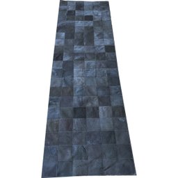 Tapete de couro cinza tingido 0,60x2,00 sem bordas pç 10x10 - 1