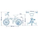 Ver imagem 2 de Bicicleta Infantil Aro 12 com Cestinha, Rodinhas e Garrafinha / Nathor Charm