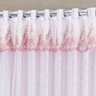 Cortina Buquê Varão Seda Light e Voal Quarto Menina 2,00 x 1,70 Metros - Rosa - 3