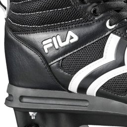 Patins Fila Quad Roll Verve Black ABEC 7 Preto E Branco - 42 - 3