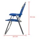 Ver imagem 6 de Cadeira de Praia Alta Sanete Encosto Alto Aluminio Ronchetti