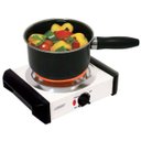 Ver imagem 1 de Fogão Elétrico Portátil de Mesa 1 Boca 1000W Branco 220V Resistência Blindada Cotherm 2192 Feb-