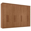 Ver imagem 2 de Guarda Roupa Casal 239cm 8 Portas 4 Gavetas Vortex Jatobá S01 - Mpozenato