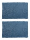 Ver imagem 1 de 2 Tapete De Banheiro Bolinha 38x48 Antiderrapante Rozac Azul