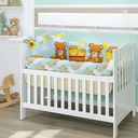 Ver imagem 1 de Kit Berço Baby Dream 10 Peças Super Aconchegante e Charmoso Sublimado:ursinho