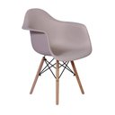 Ver imagem 1 de Cadeira Charles Eames Wood Daw com Braços - Design - Nude