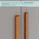 Ver imagem 7 de Guarda-Roupa 6 Portas 6 Gavetas Anápolis Plus Ripado 100% MDF Laranja/Cinamomo/Off-White
